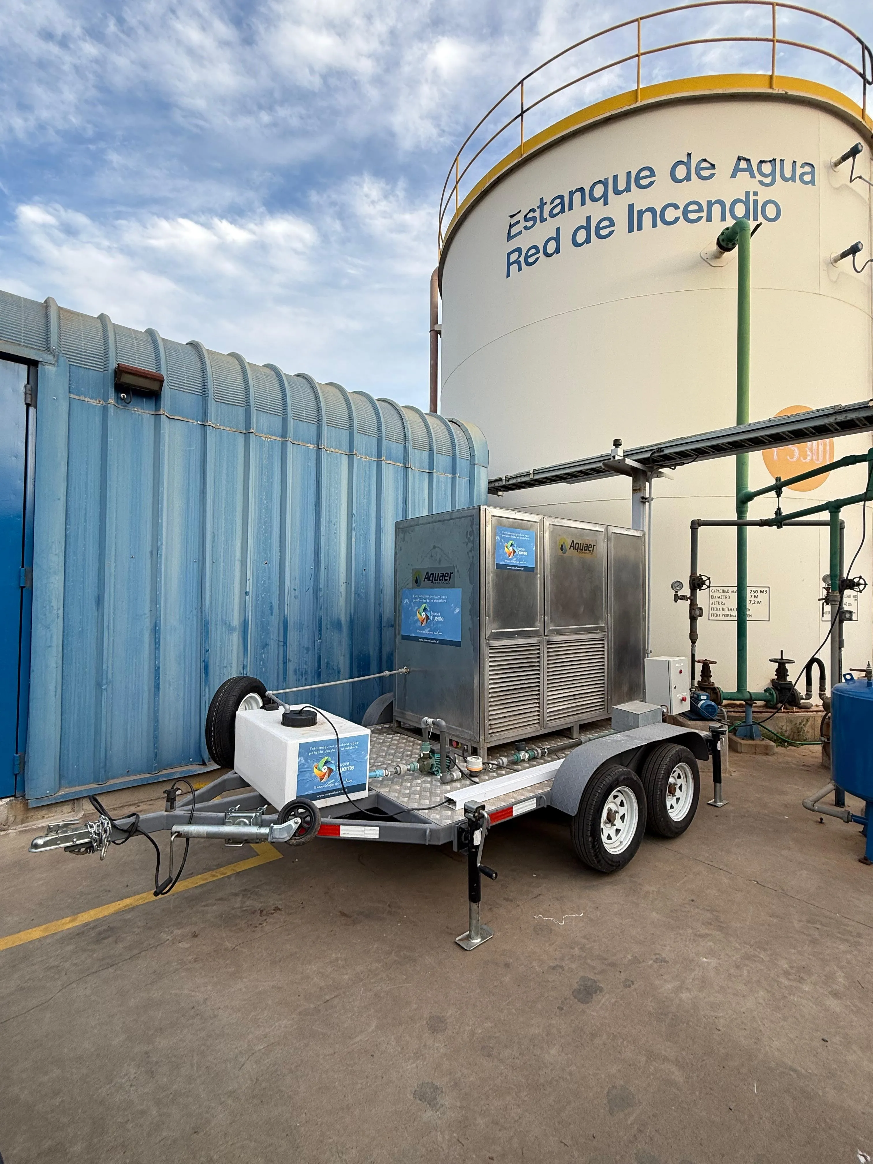 Piloto de Generador Atmosférico de Agua en Planta Copec